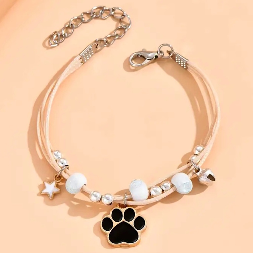 🐾 Cat Claw Pendant Bracelet